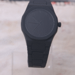 Men’s Matte Black Luxury Watch – Minimalist Design with Arabic Numerals